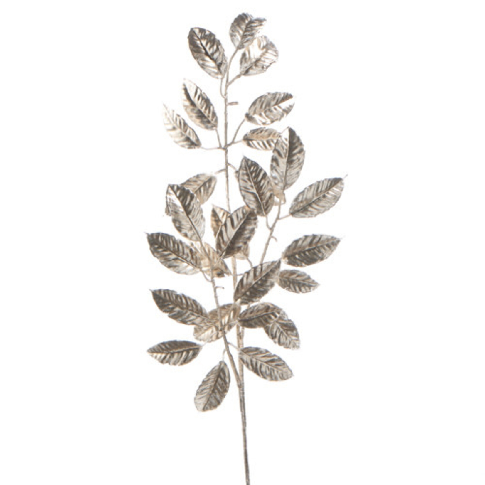 Silver Laurel Leaf Spray, 34"