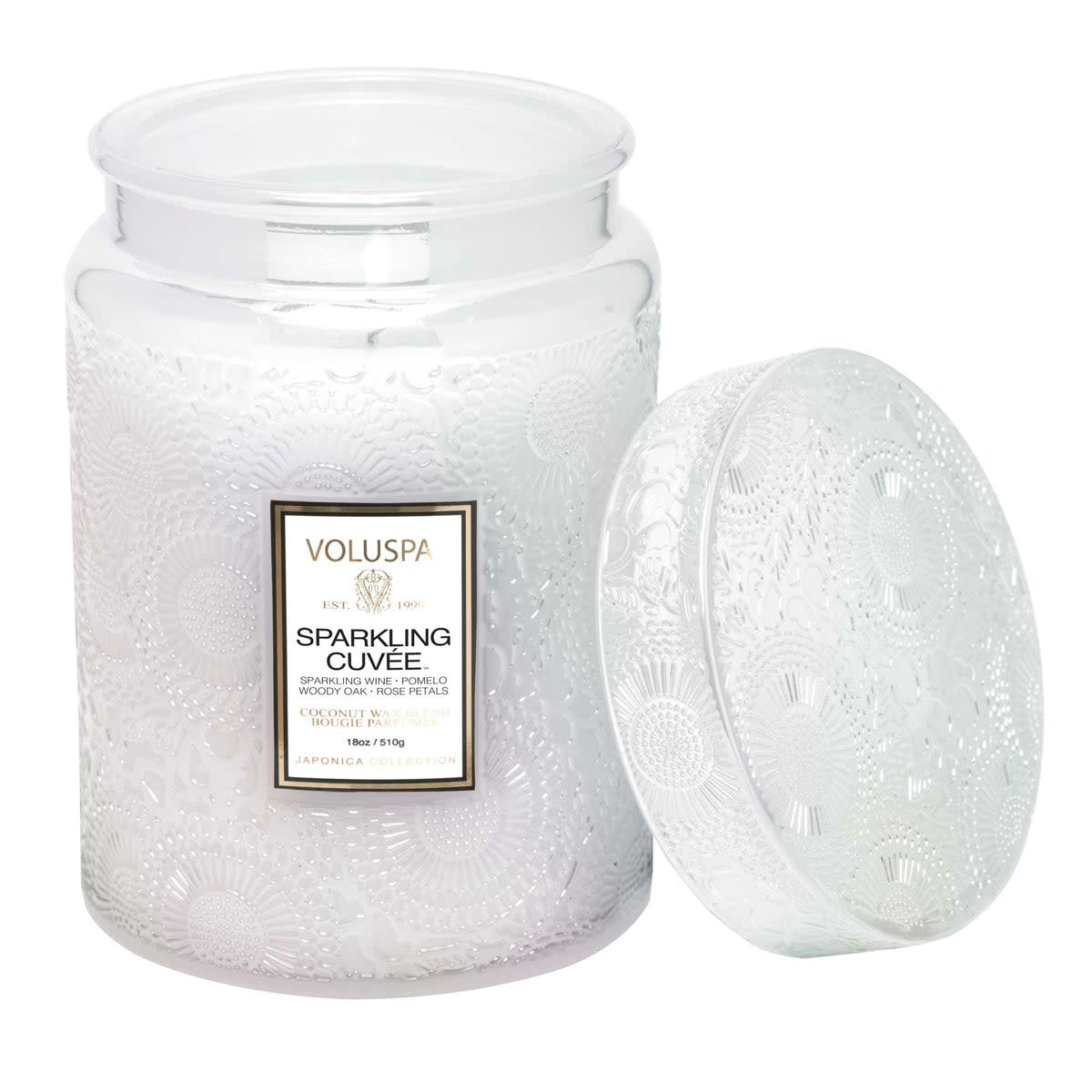 Voluspa Sparkling Cuvee Large Jar Candle, 18 oz