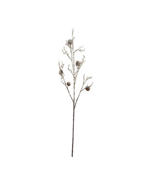 Faux Twig with Pinecones