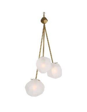 Geodesic 3 Light Pendant, Available for special order