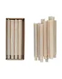 Unscented Taper Candle, Powder Finish, Priced Individually