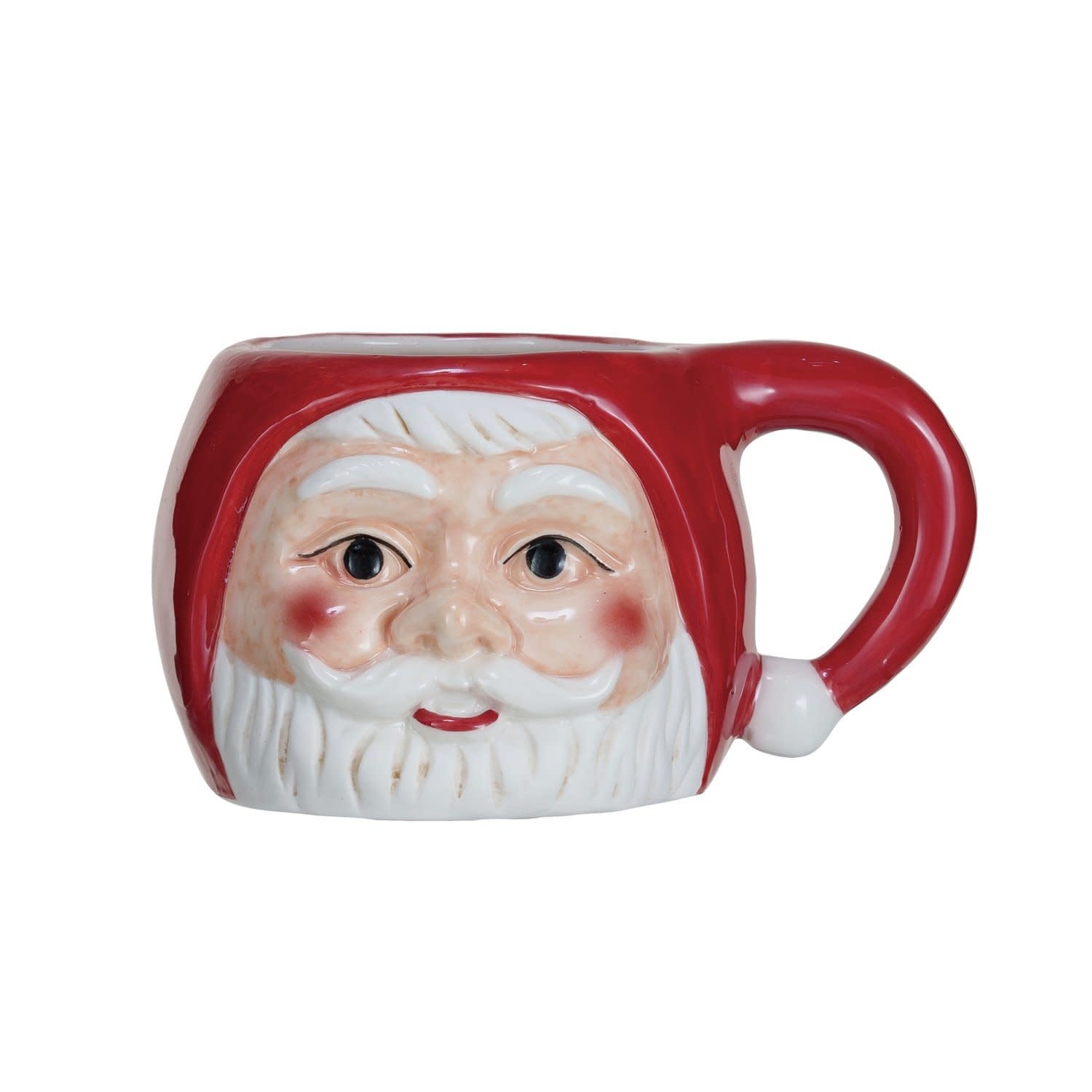 Santa Stoneware Mug, 14 oz