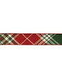 Melrose International 4" Plaid Wired Ribbon, 5 yds.