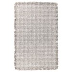Bradbury Wool Rug, 2 X 3, Check Natural and Ivory, Rug