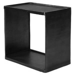 Derwent Side Table, Dark Nickel, 20 X 9 X 12