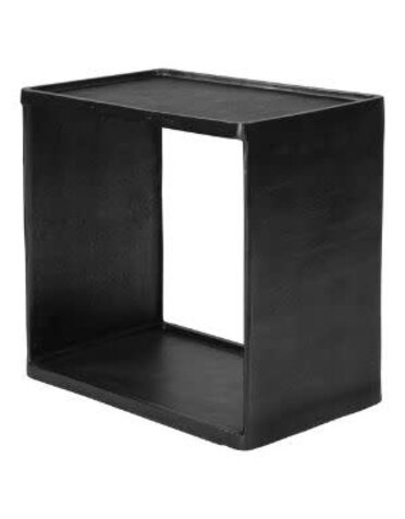 Derwent Side Table, Dark Nickel, 20 X 9 X 12, Furniture Available for Local Delivery or Pick Up