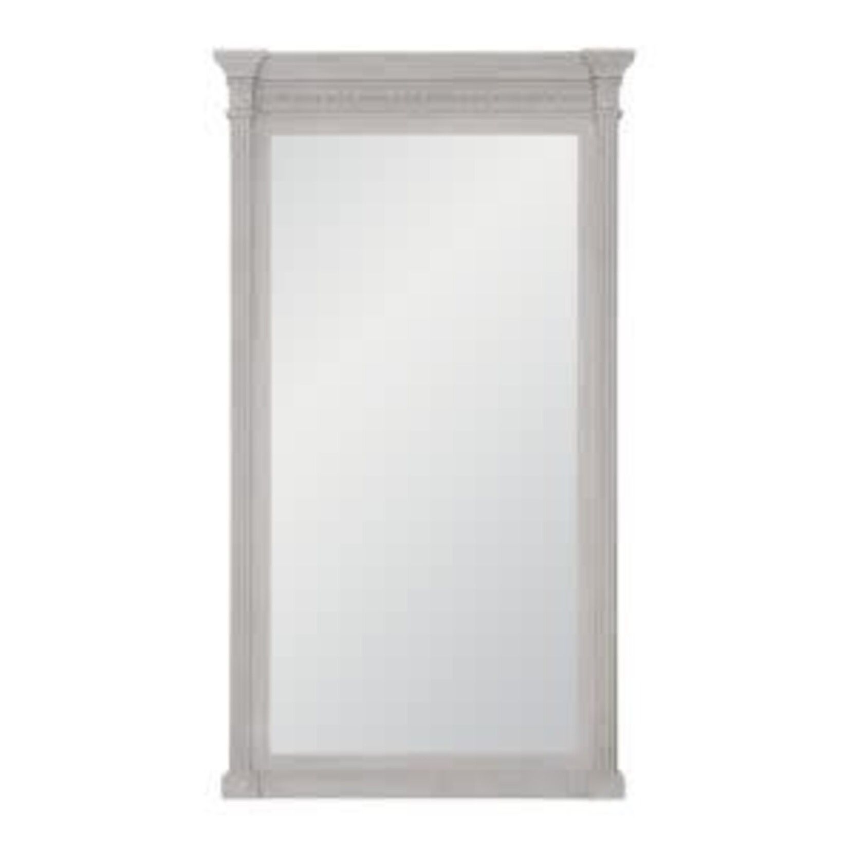 Estate Mirror, Antique Gray Pine, 50 X 89.75