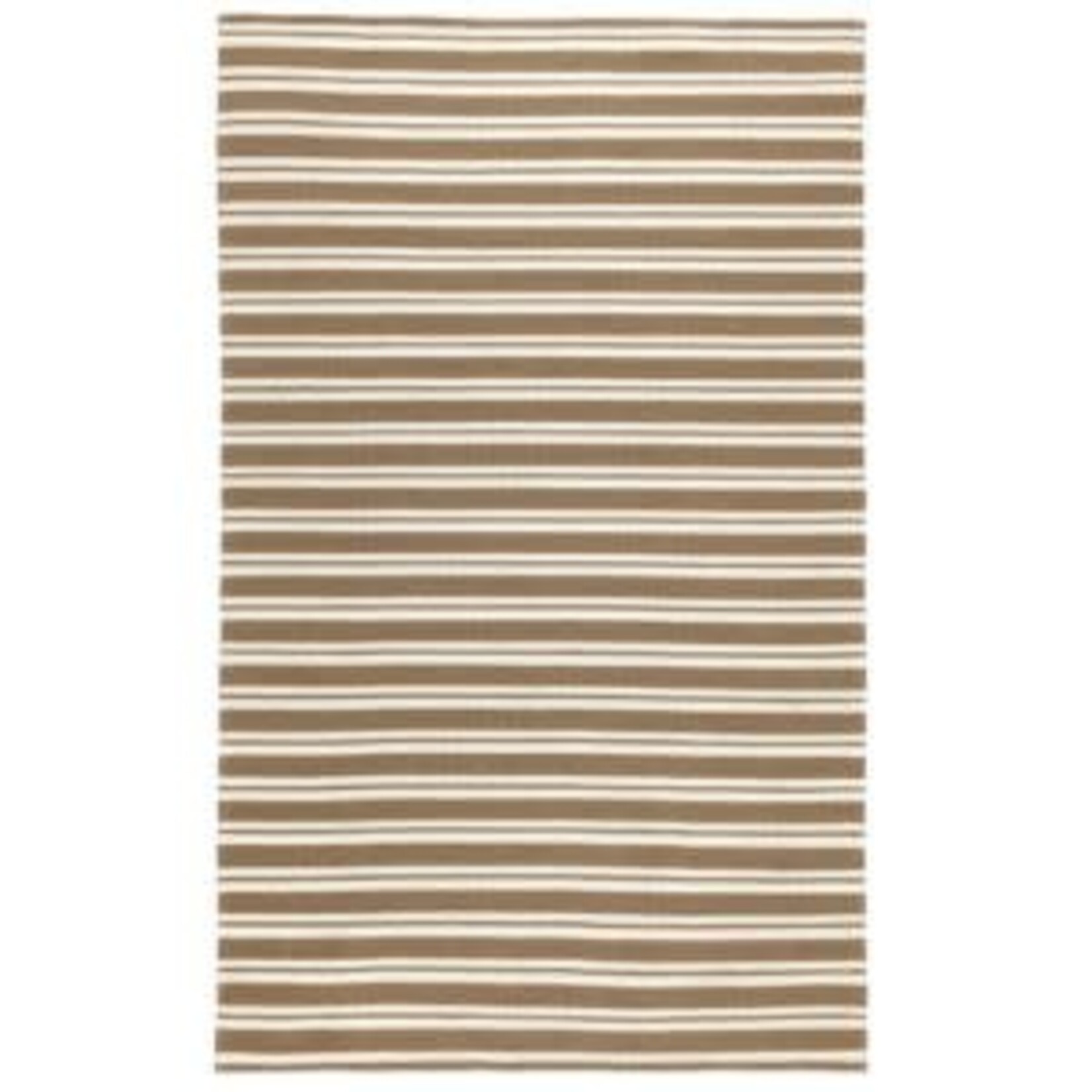 Performance Palma Stripe Rug, 2 X 3, Coconut Brown and Ivory