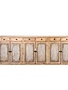Greta Long Cabinet, Antique Natural with Black Doors,
