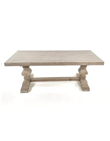 Emma Dining Table, Medium Grey, 94 x 40 x 30 Furniture Available for  Delivery or Pick Up
