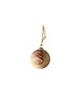 Santa Metal Ball Ornament, 6 in.