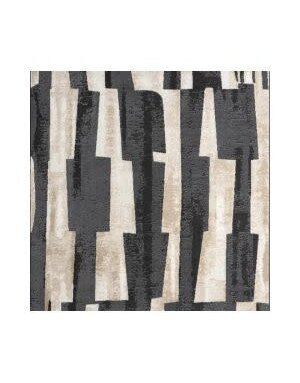Abani Rugs Modern Block Pattern Rug, Beige Black, 7'9" x 10'2"