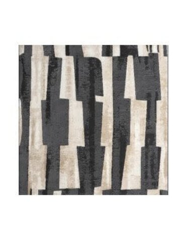 Abani Rugs Modern Block Pattern Rug, Beige Black, 7'9" x 10'2"