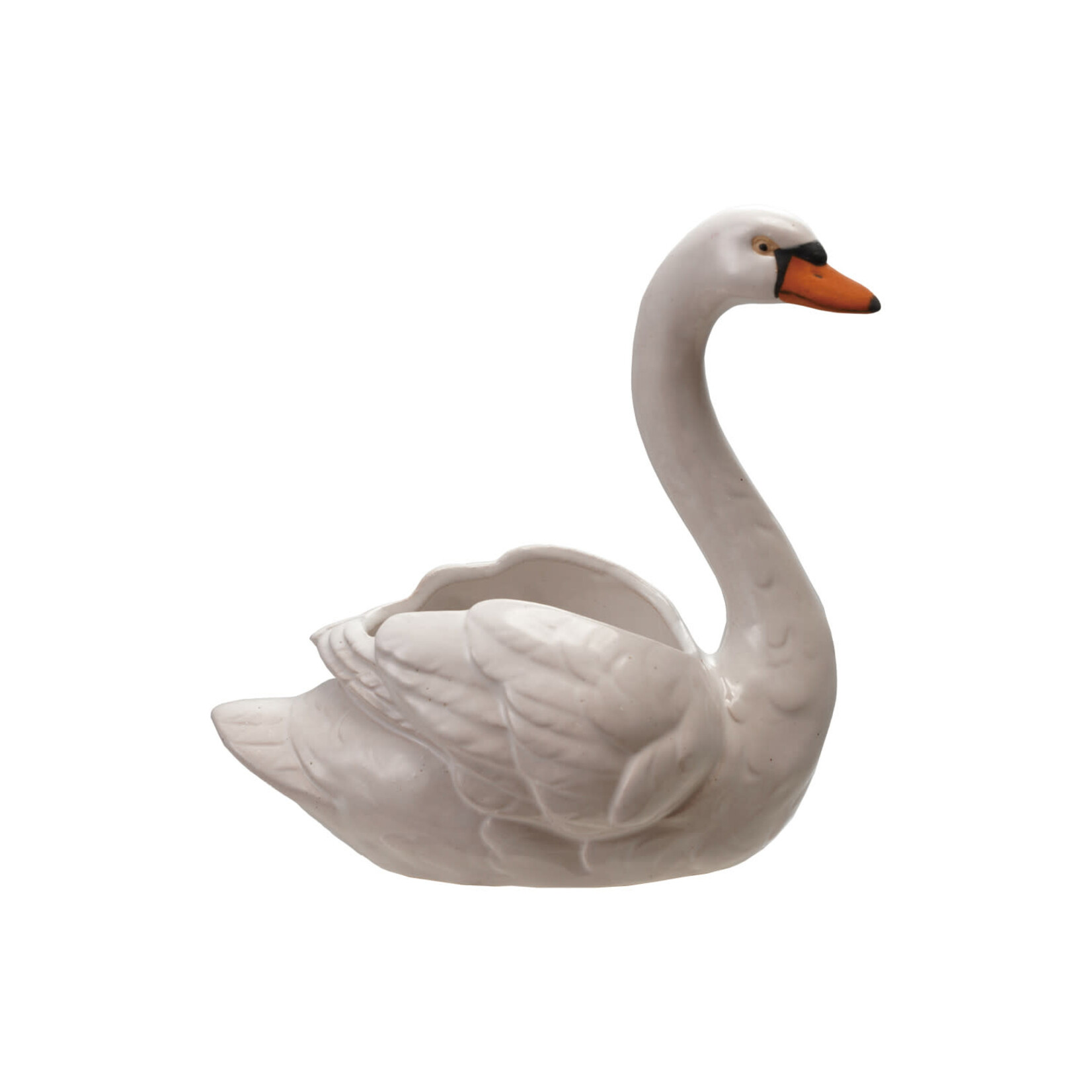 Swan Planter, 7"x 4"