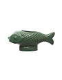 Fish Planter, Turquoise, Holds 7" Pot