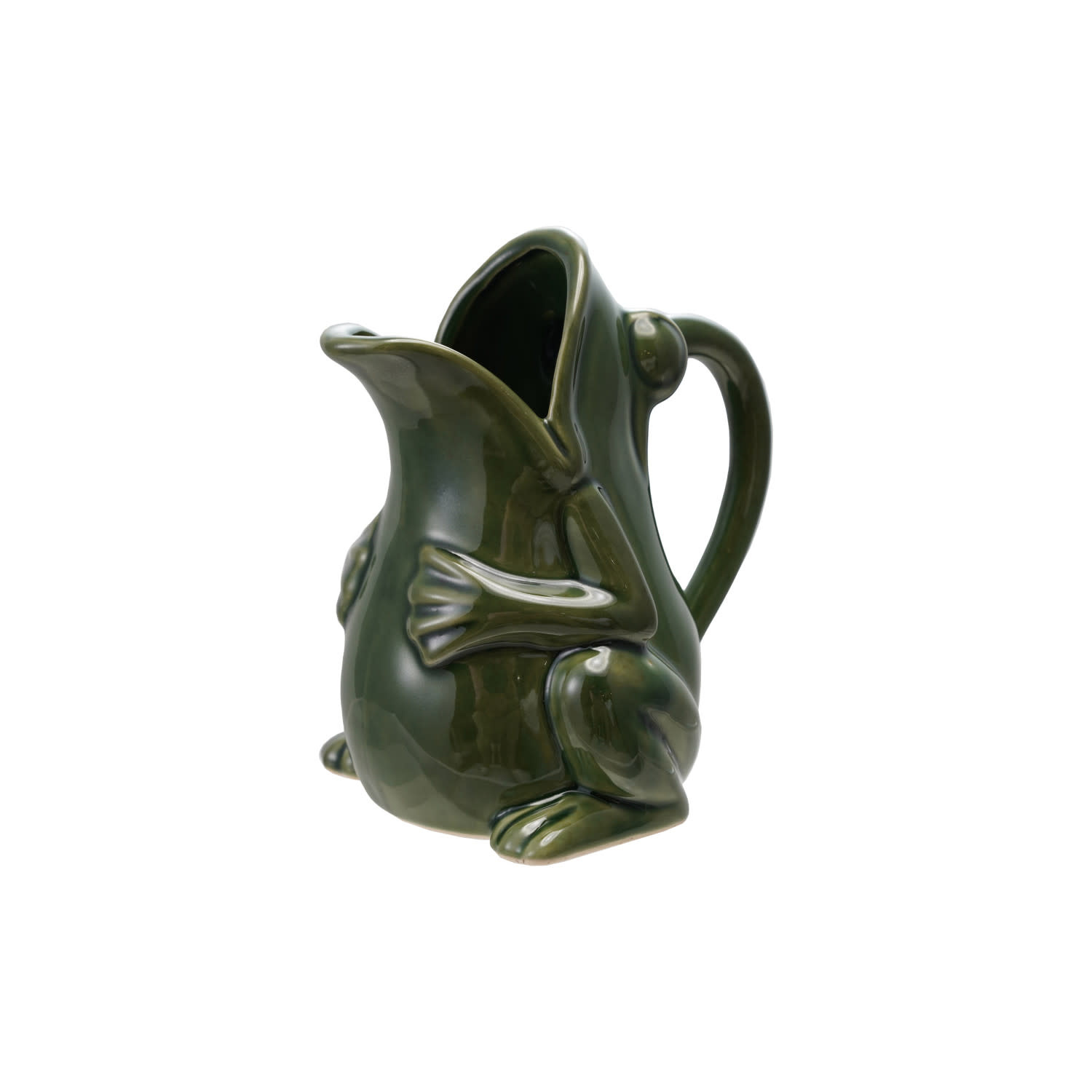 Stoneware Frog Pitcher, 16 oz