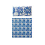 Paper Napkins with Tile Pattern, Set of 20, 7.5"x 4"