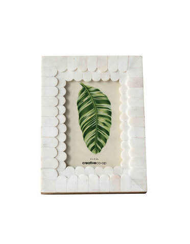 Bone Photo Frame, Holds 4"x 6" Photo