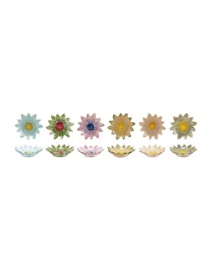 Flower Shaped Dish, Assorted, 4.5"Rnd