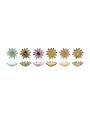 Flower Shaped Dish, Assorted, 4.5"Rnd