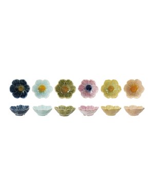 Flower Shaped Bowl, Assorted, 4"Rnd