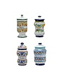 Parsley Ceramic Canister, 4"Rnd x 6"