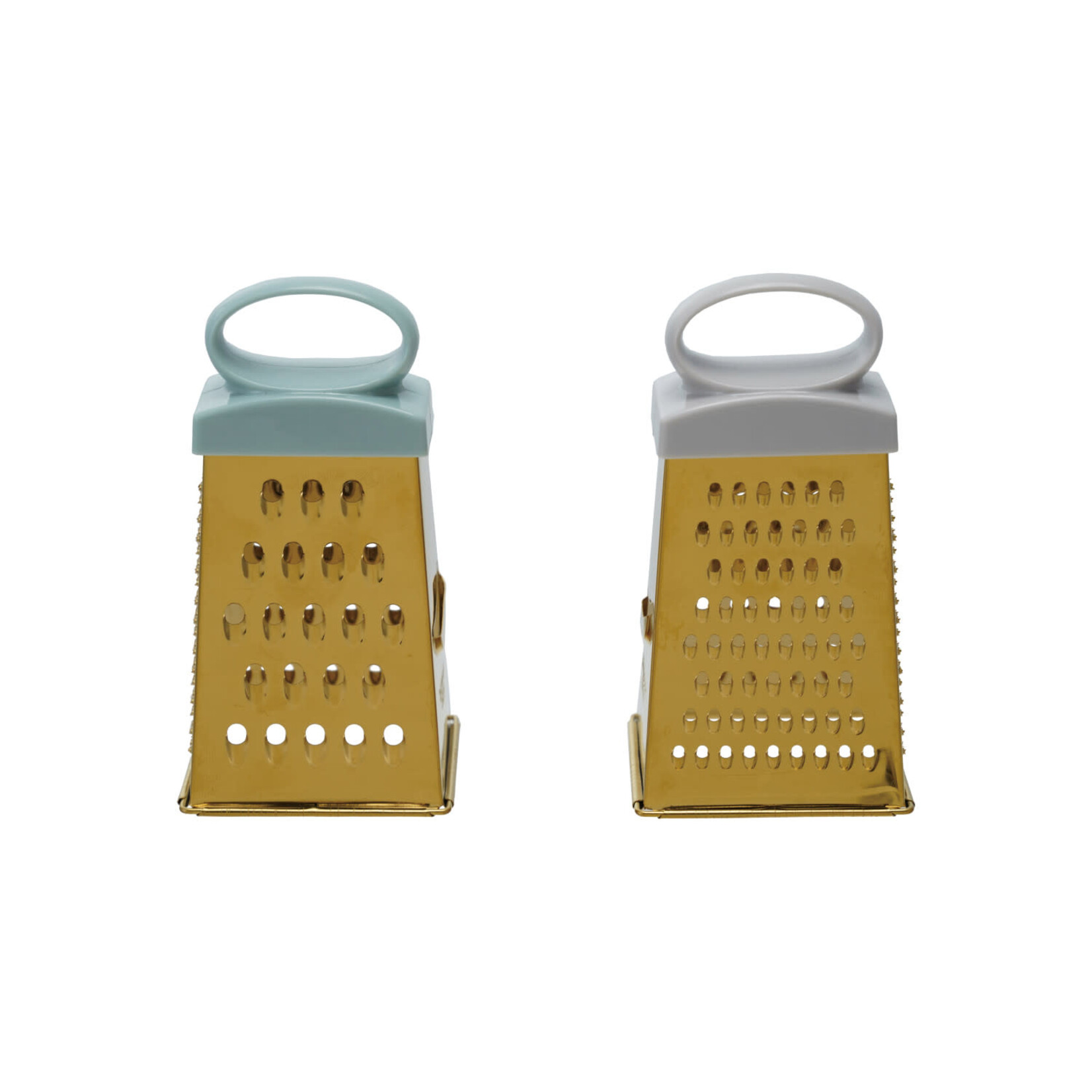 Stainless Steel 4-Sided Grater, Blue, 2"x 5"