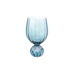 Pleated Footed Wine Glass, 14 oz