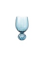 Pleated Footed Wine Glass, 14 oz