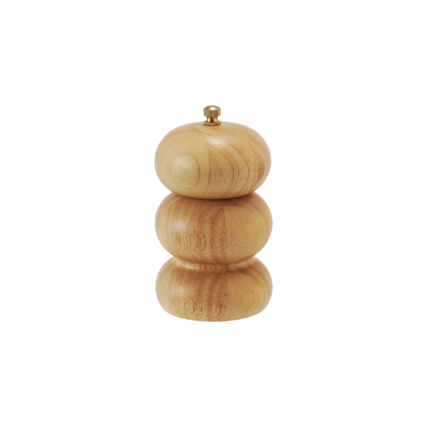 Rubberwood Salt/Pepper Mill, 3"x 5"