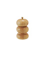 Rubberwood Salt/Pepper Mill, 3"x 5"
