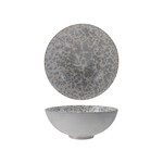 Stoneware Serving Bowl, Blue & White Glaze, 10"Rnd x 4"