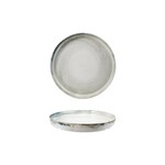 Stoneware Platter, Blue & White Glaze, 15"Rnd