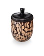 Midnight Pumpkin Glass Acorn Candle