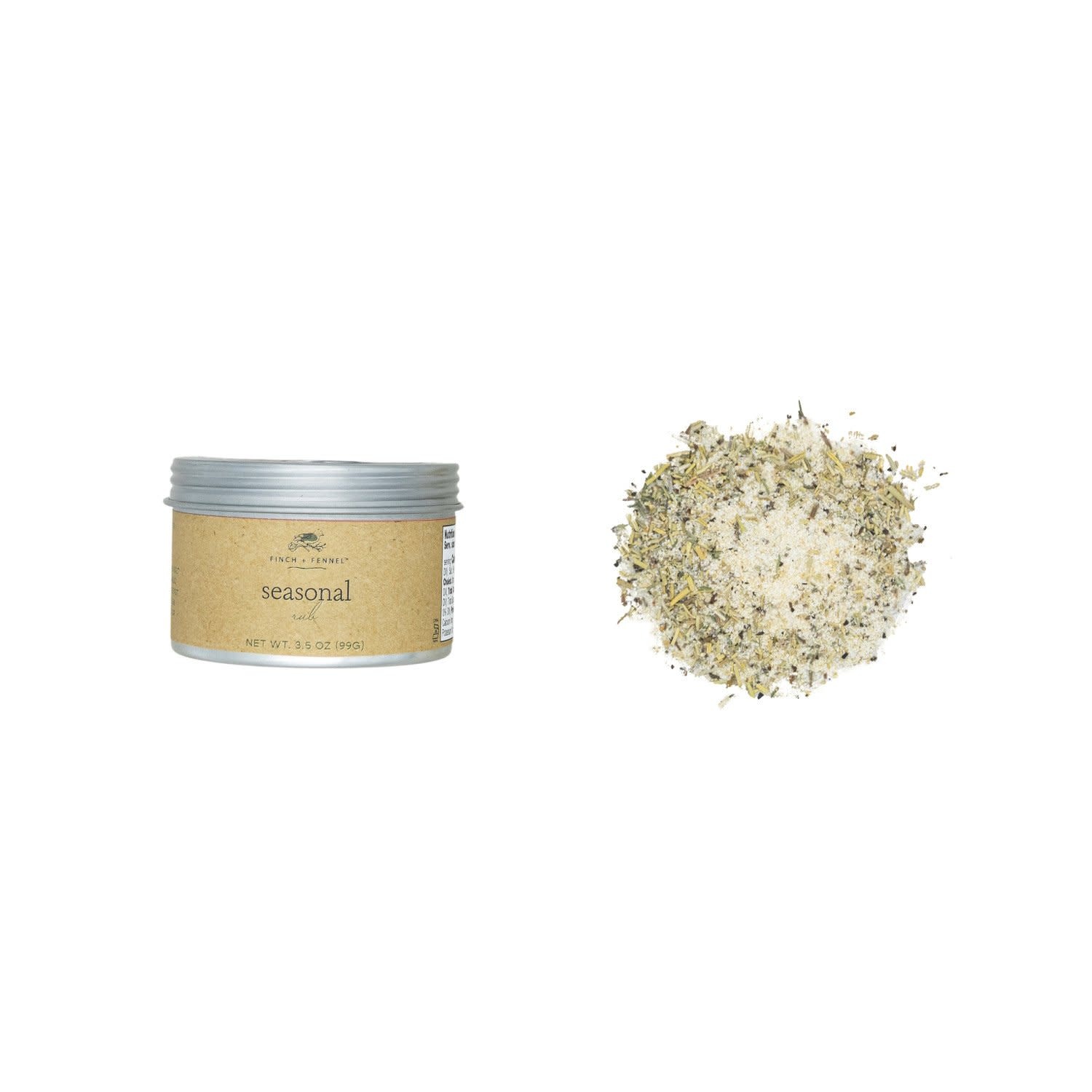 Finch + Fennel Seasonal Rub, 3.5 oz