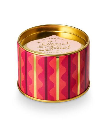 MiscMatch Snow on the Beach Hotel Tin Candle
