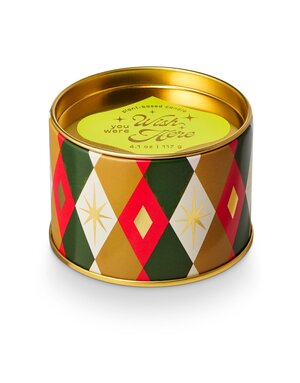 MiscMatch Wish You Were Here Hotel Tin Candle
