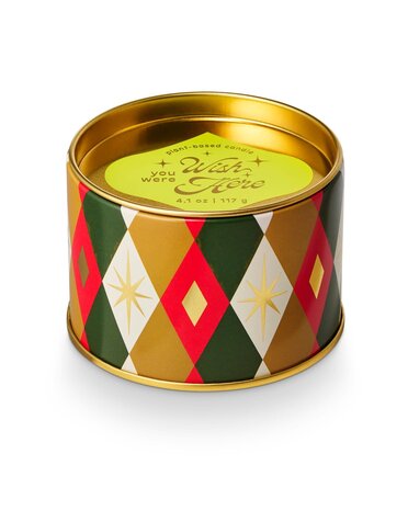 MiscMatch Wish You Were Here Hotel Tin Candle