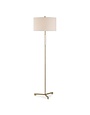Brass and Marble Floor Lamp 64"