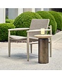Oslo Indoor / Outdoor Accent Table 14 W X 21 H X 14 D
