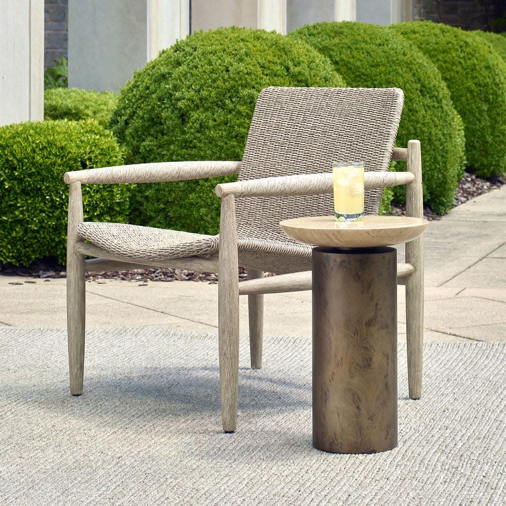 Oslo Indoor / Outdoor Accent Table 14 W X 21 H X 14 D