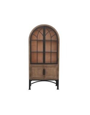 Victoria Door Cabinet, Antique Natural, 33 X 16 X 71, Furniture Available for Special Order