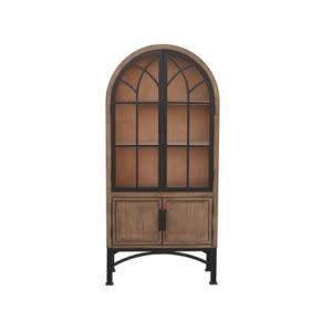 Victoria Door Cabinet, Antique Natural, 33 X 16 X 71, Furniture Available for Special Order