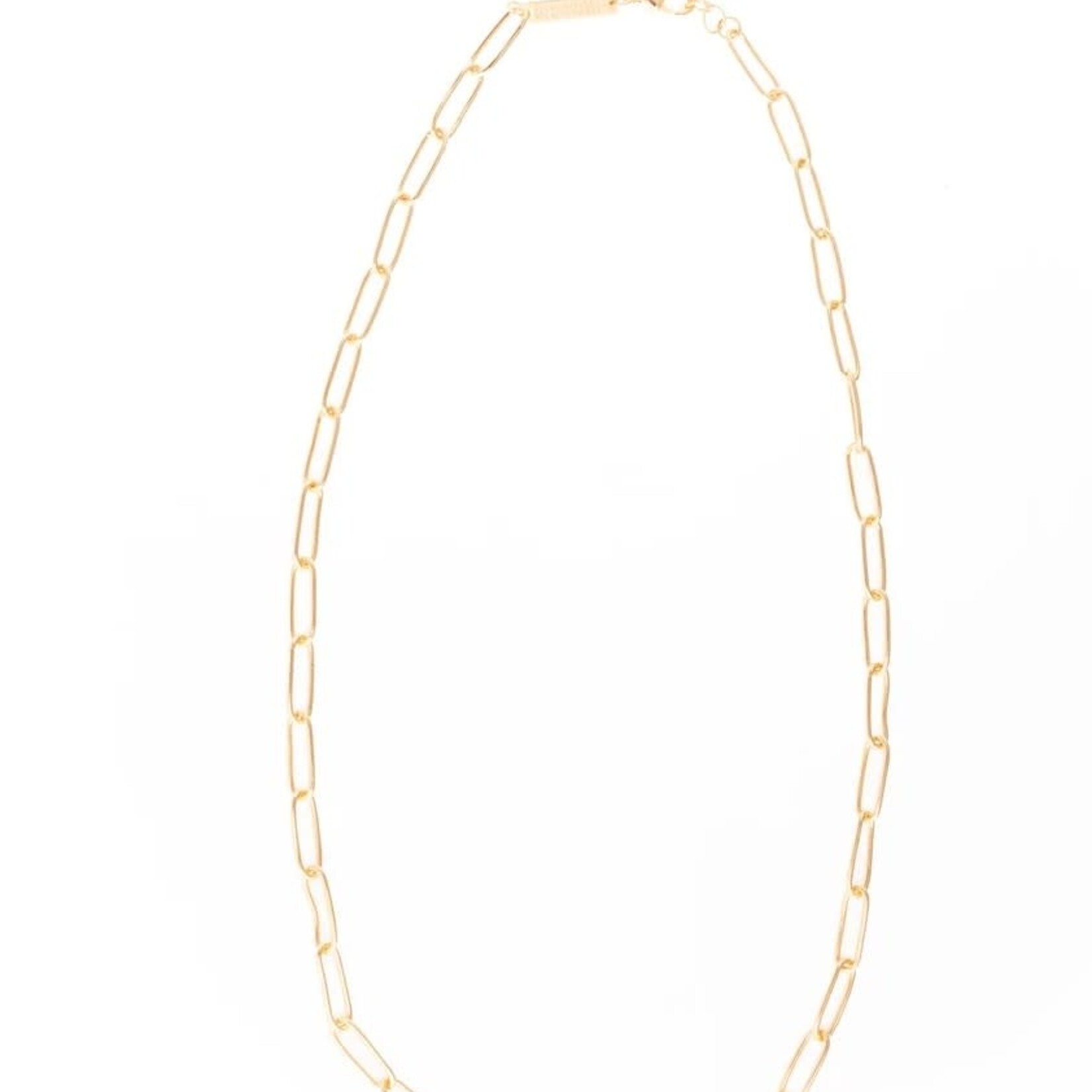 Michelle McDowell Charm Bar Necklace18k Gold Plated