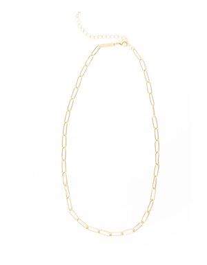 Michelle McDowell Charm Bar Necklace18k Gold Plated