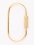Michelle McDowell Charm Bar Charm Bag Carabiner 18k Plated 2"