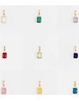 Michelle McDowell Charm Bar Birthstone & alphabet 18k Gold Plated