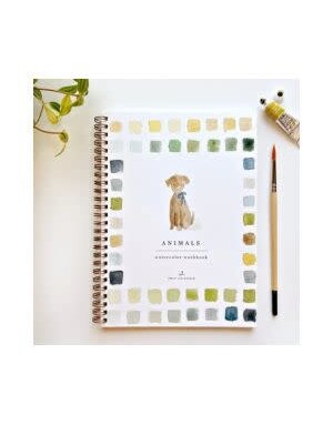 emily lex studio Watercolor Workbook, Animals