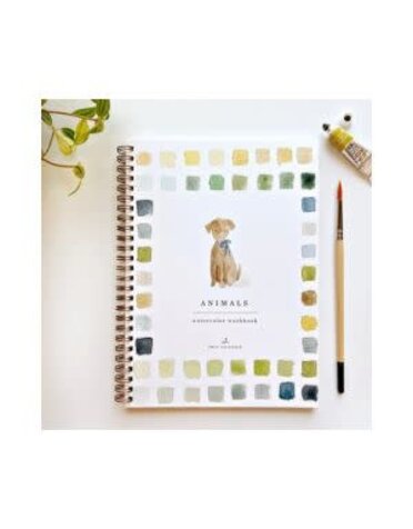 emily lex studio Watercolor Workbook, Animals