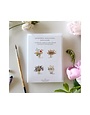 emily lex studio Paintable Notecards, Bouquets